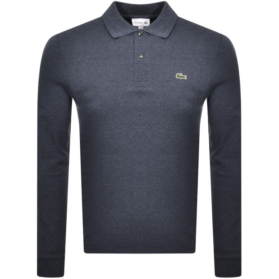 Alternative Image for ProductLacoste Long Sleeved Polo T Shirt Blue1